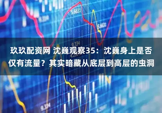 玖玖配资网 沈巍观察35：沈巍身上是否仅有流量？其实暗藏从底层到高层的虫洞